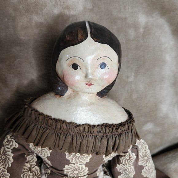 Nicol Sayre Folk Art Remember Me Doll - Picture 1 of 6